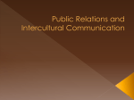 Public Relations and Intercultural Communication