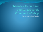 Lesson 1 Introduction to Pharmacy