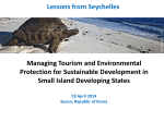 Sustainability initiatives of hotels in SIDS