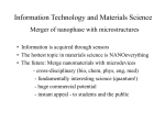 Information Technology and Materials Science