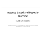 Instance-based learning and Bayesian learning