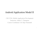 Android Framework Elements  - Ohio State Computer Science