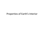 EarthScience_Topic 9-Properties of Earths Interior