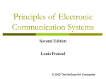 Principles of Electronic Communication Systems