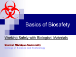 Powerpoint Presentation-Basics of Biosafety