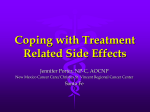 Coping with Treatment Related Side Effects