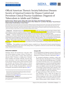 Official American Thoracic Society/Infectious Diseases