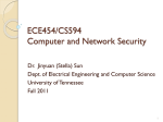 CS 494/594 Computer and Network Security - UTK-EECS