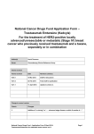National Cancer Drugs Fund Application Form – Trastuzumab