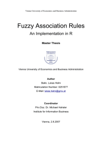 Fuzzy Association Rules