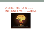 A Brief History of the Web