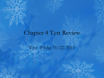 Chapter 4 Test Review