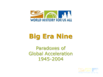 Welcome to Era 9 Paradoxes of Global Accelerationn