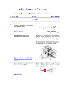 Indian Journal of Chemistry