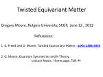Twisted Equivariant Matter - Rutgers Physics