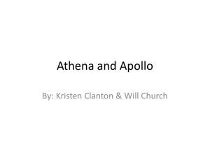 Athena and Apollo