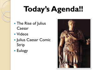 Who Is Julius Caesar??