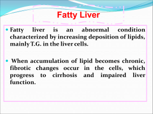 Role of Adipose Tissue in Lipid Metabolism