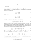 –1– Lecture 21 Review: calculation of mean atomic weight of an