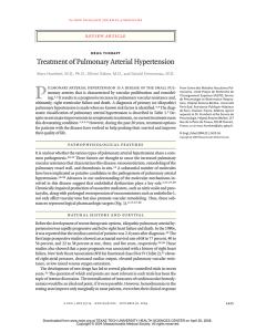 Treatment of Pulmonary Arterial Hypertension