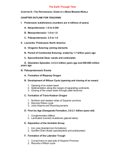 Chapter 9—The Proterozoic: Dawn of a More Modern World