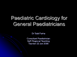 Paediatric Cardiology for General Paediatrics