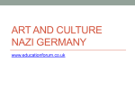 Art and Culture Nazi Germany