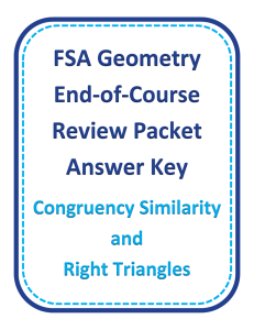Congruency, Similarity, Right Triangles