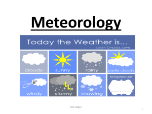 Meteorology notes