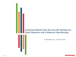 Analyzing Multiple Data Sources with Multisource
