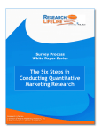 The Six Steps in Conducting Quantitative Marketing Research