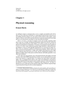 Physical reasoning - NYU Computer Science