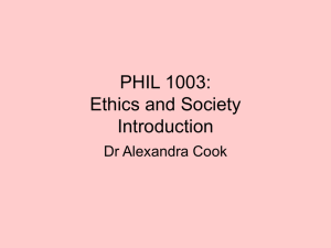 PHIL 1003: Introduction