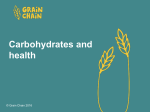 14-16 Carbohydrates and health