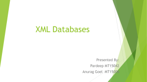 Xml and Relational Databases