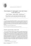 Discrimination of monozygotic twins (and clones) on the DNA