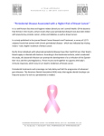 “Periodontal Disease Associated with a Higher Risk of Breast Cancer”