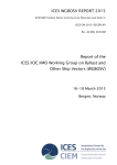 Report of the ICES/IOC/IMO Working Group on Ballast and Other