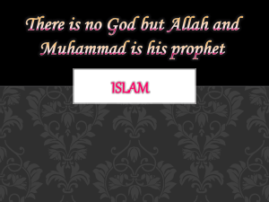 Islam: Submission to Allah