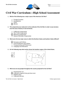 Civil War Curriculum—High School Assessment