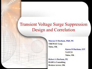 Transient Voltage Surge Suppression Design