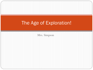 The Age of Exploration!
