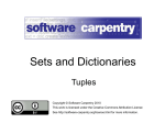tuple - Software Carpentry