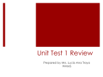 Test Reviewer Unit 1-3 - Galena Park ISD Moodle