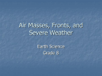 Air Masses, Fronts, and Severe Weather