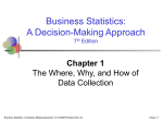 Business Statistics: A Decision-Making Approach, 7th edition