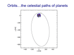Orbits…the celestial paths of planets