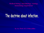 Doctrine about infection