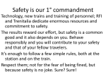 Safety is our 1° commandment