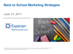 Back to School Marketing Strategies